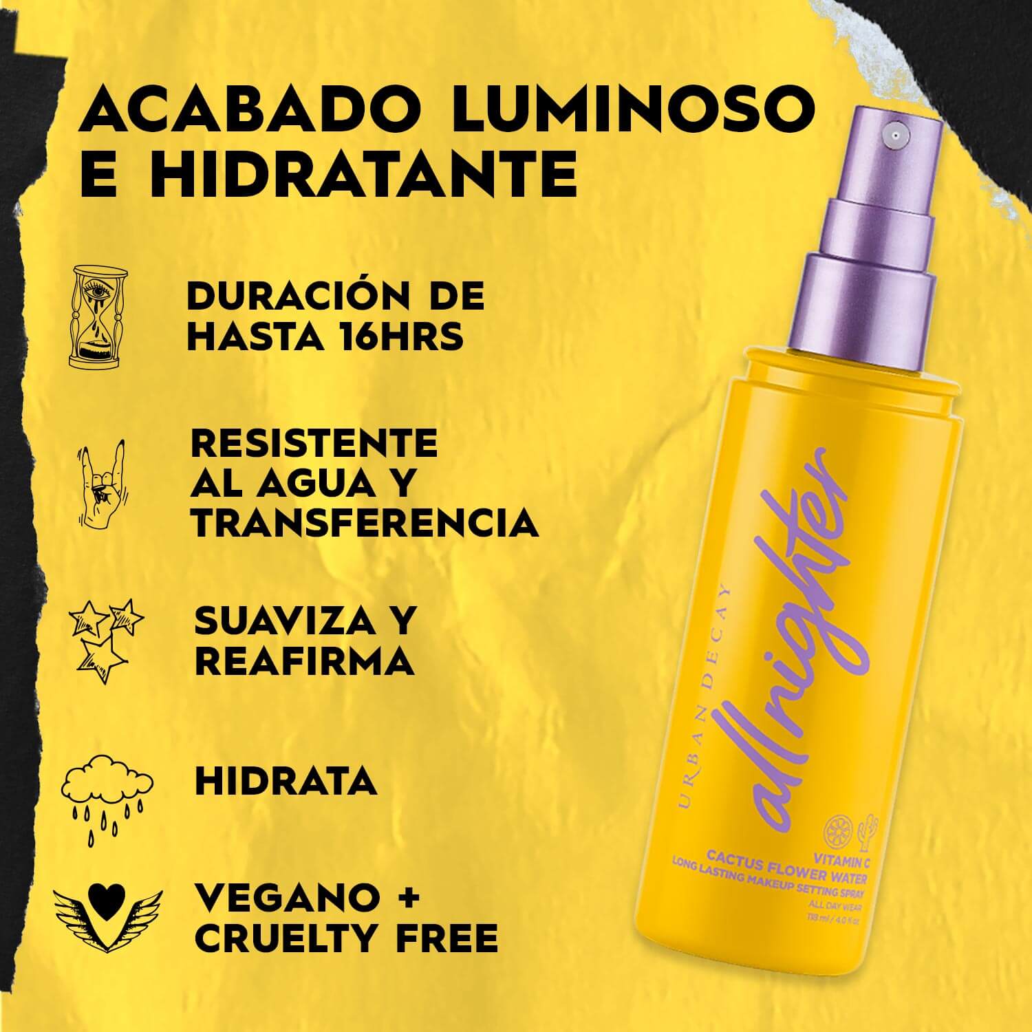 ALL NIGHTER VITAMIN C SETTING SPRAY (SPRAY FIJADOR DE MAQUILLAJE)